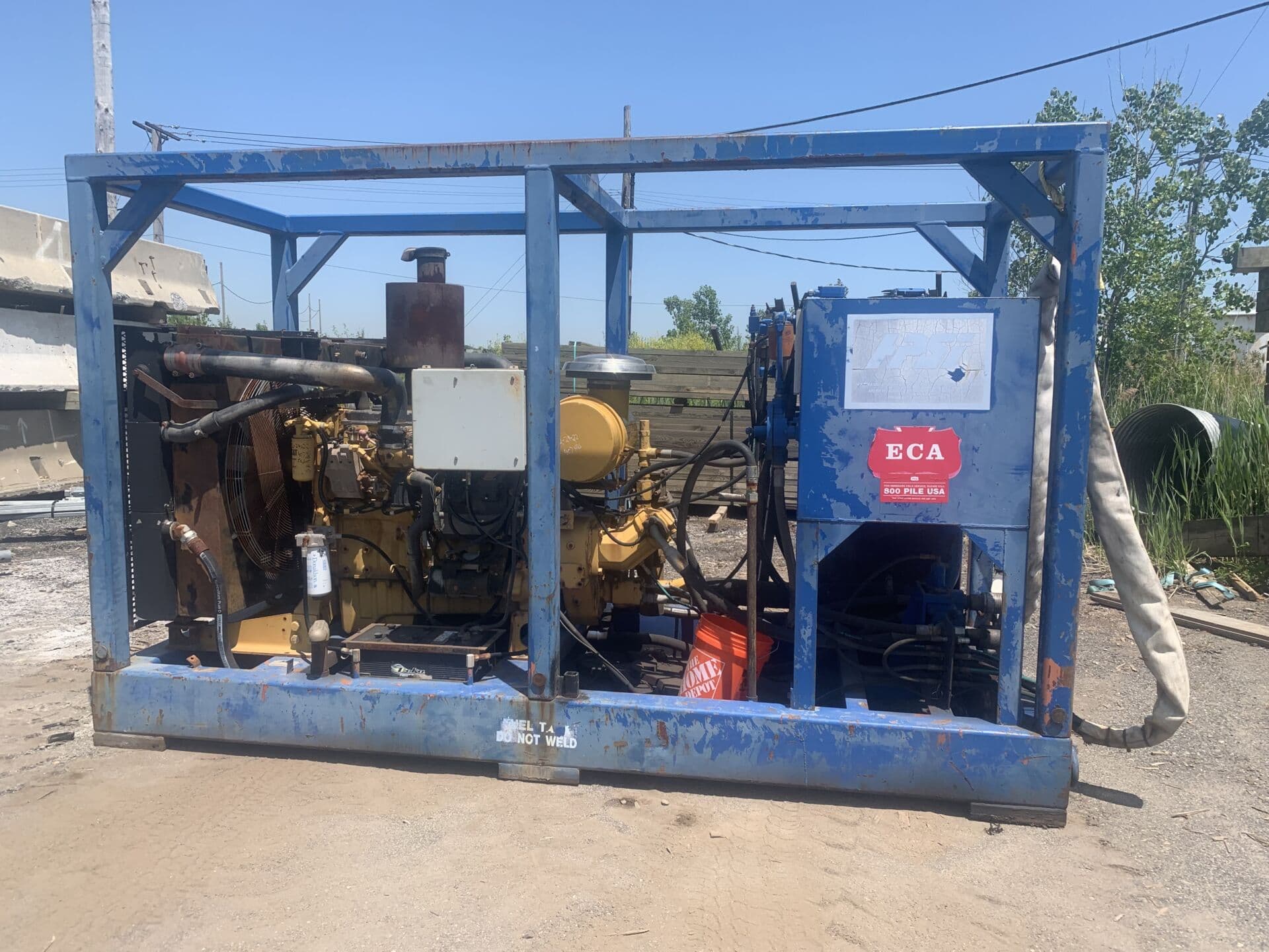 Used HPSI H35VT Rotary Head and Power Pack