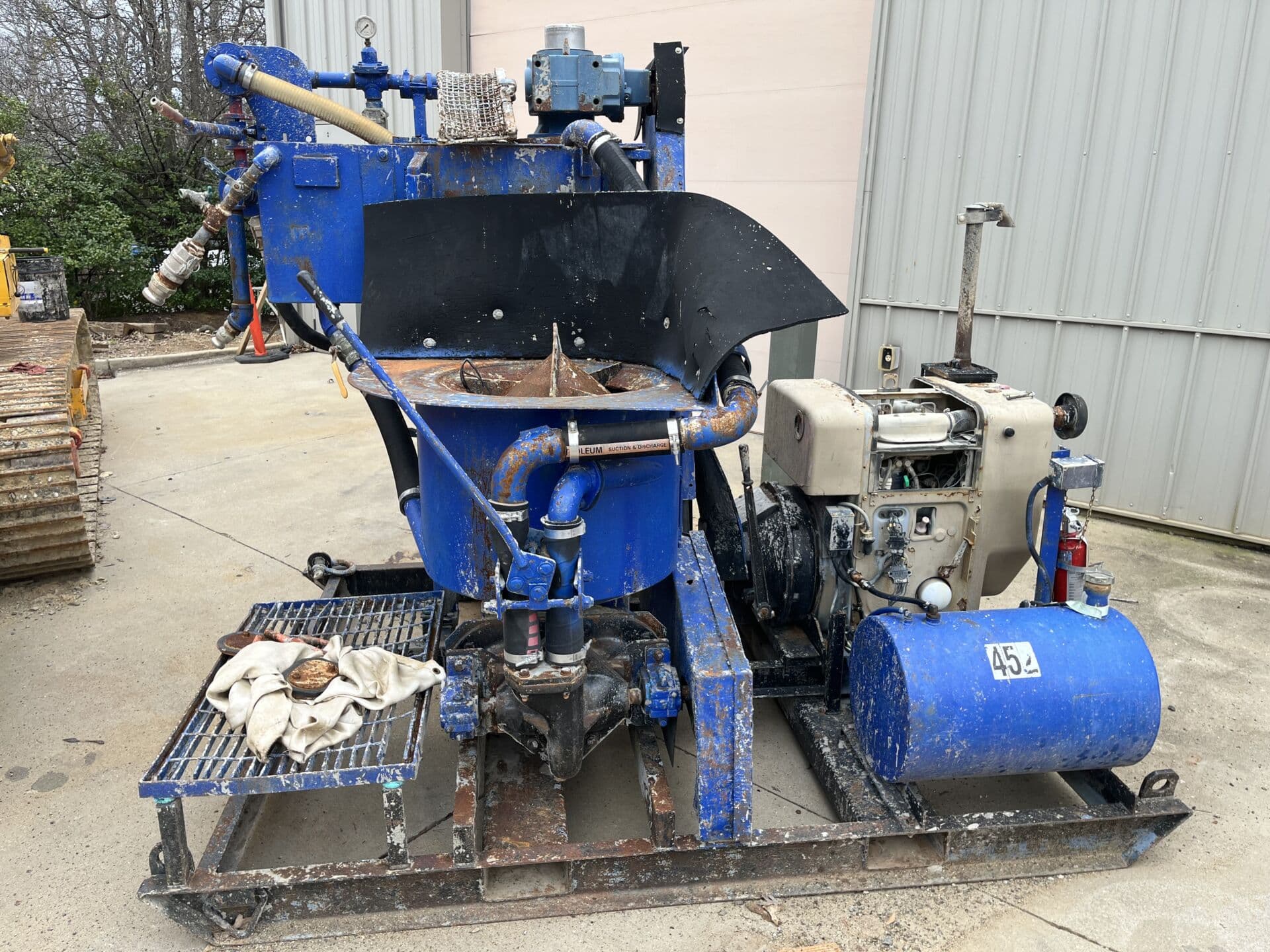 Used Colcrete grout plant 7/14.
