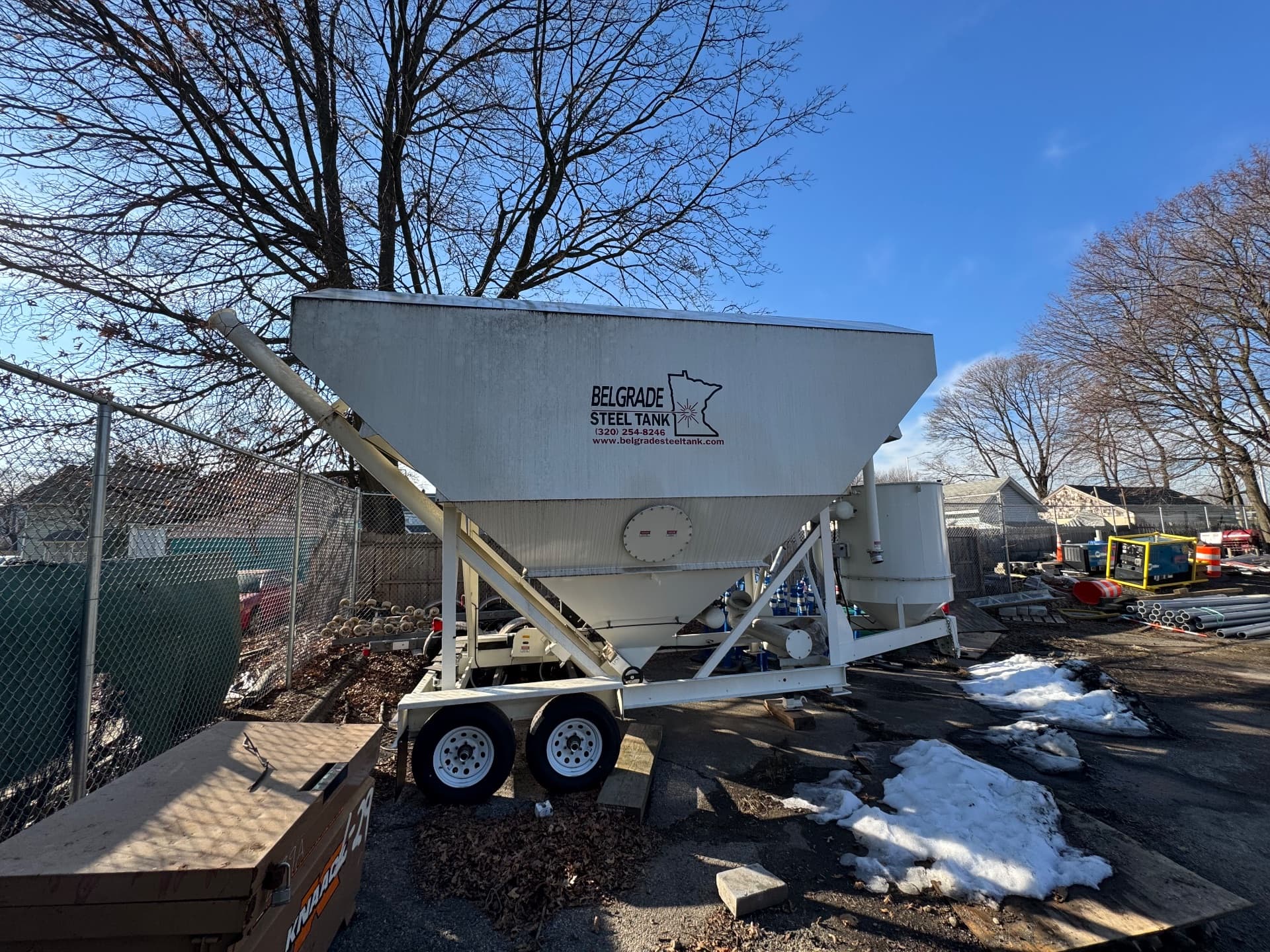 Portable, 200 BBL, LoProfile Cement Silo