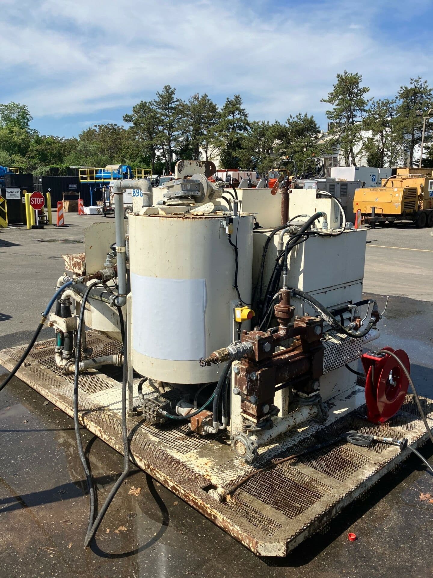 Used Tecniwell Diesel Grout Plant TWMG57/D