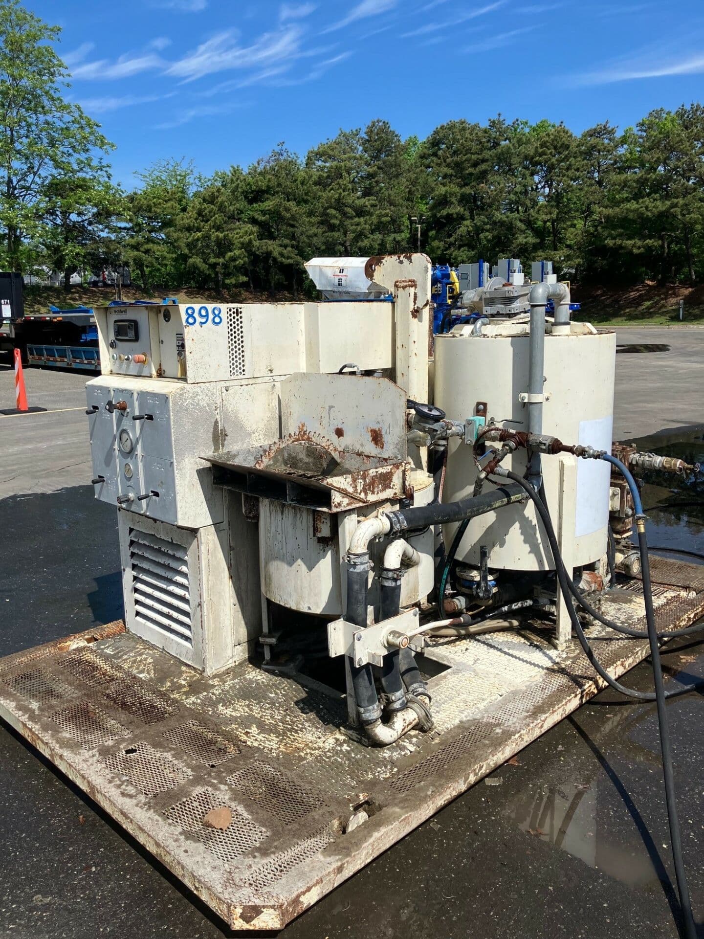Used Tecniwell Diesel Grout Plant TWMG57/D