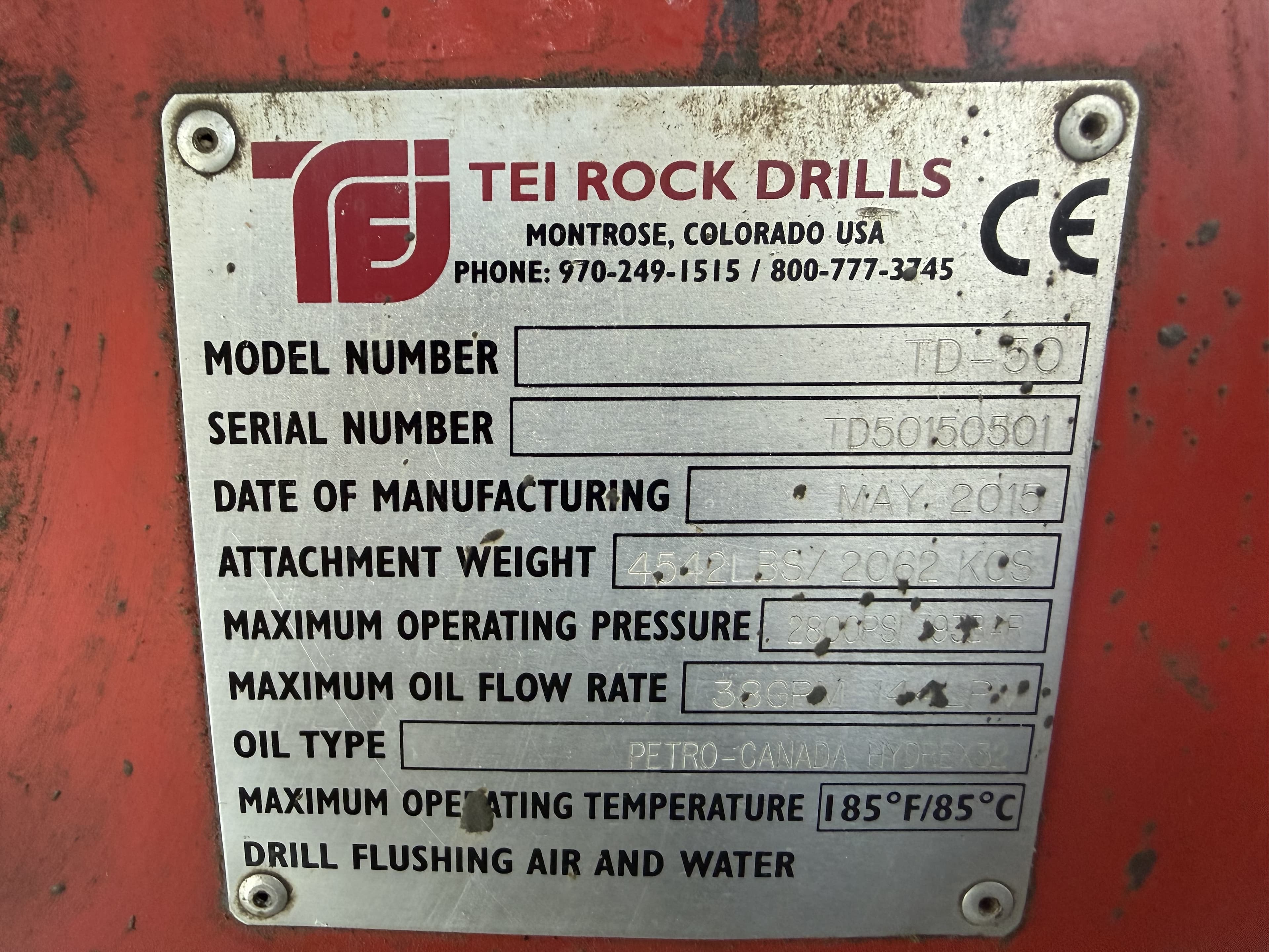 Used TEI TD50 drill (electric)