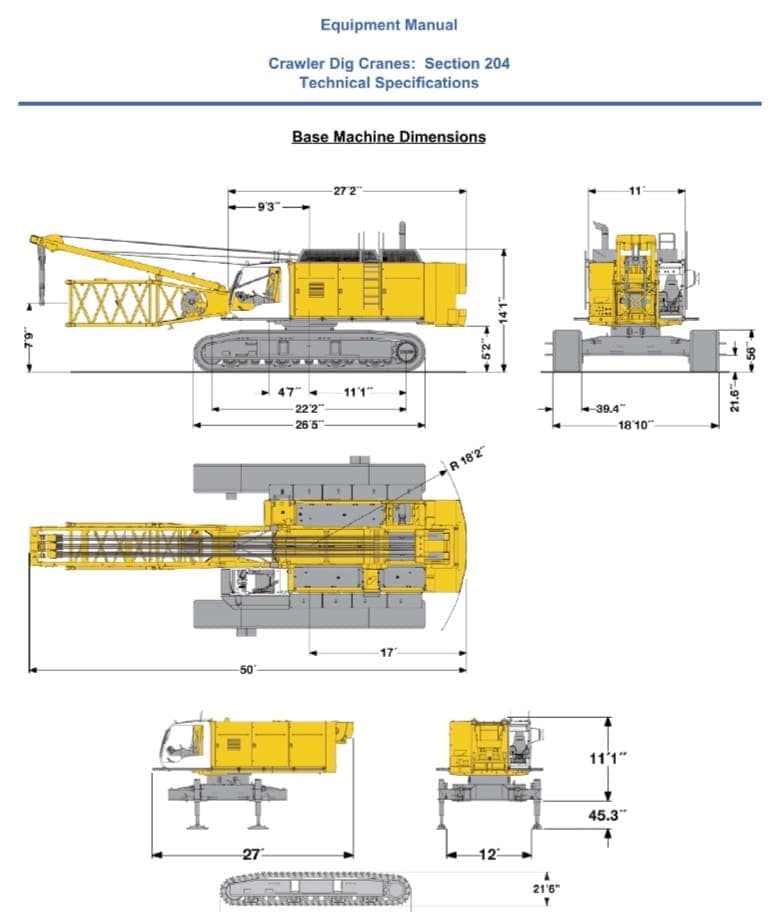 Used Liebherr HS855 Duty Cycle Crane