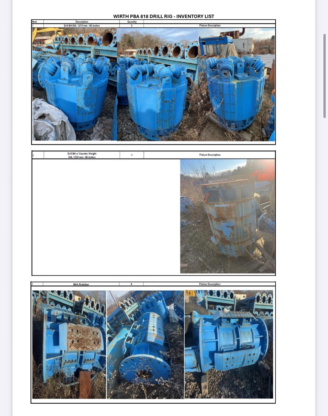 Wirth PBA 818 Reverse Circulating Drilling Rig - 2011