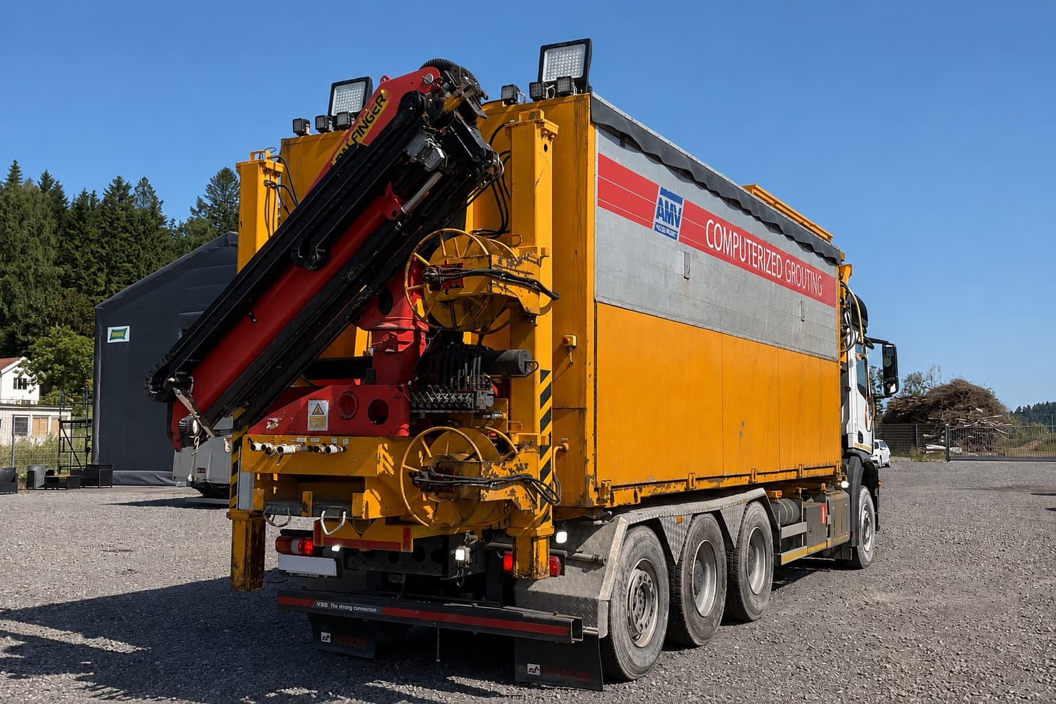 MB Arocs with AMV computerized grouting