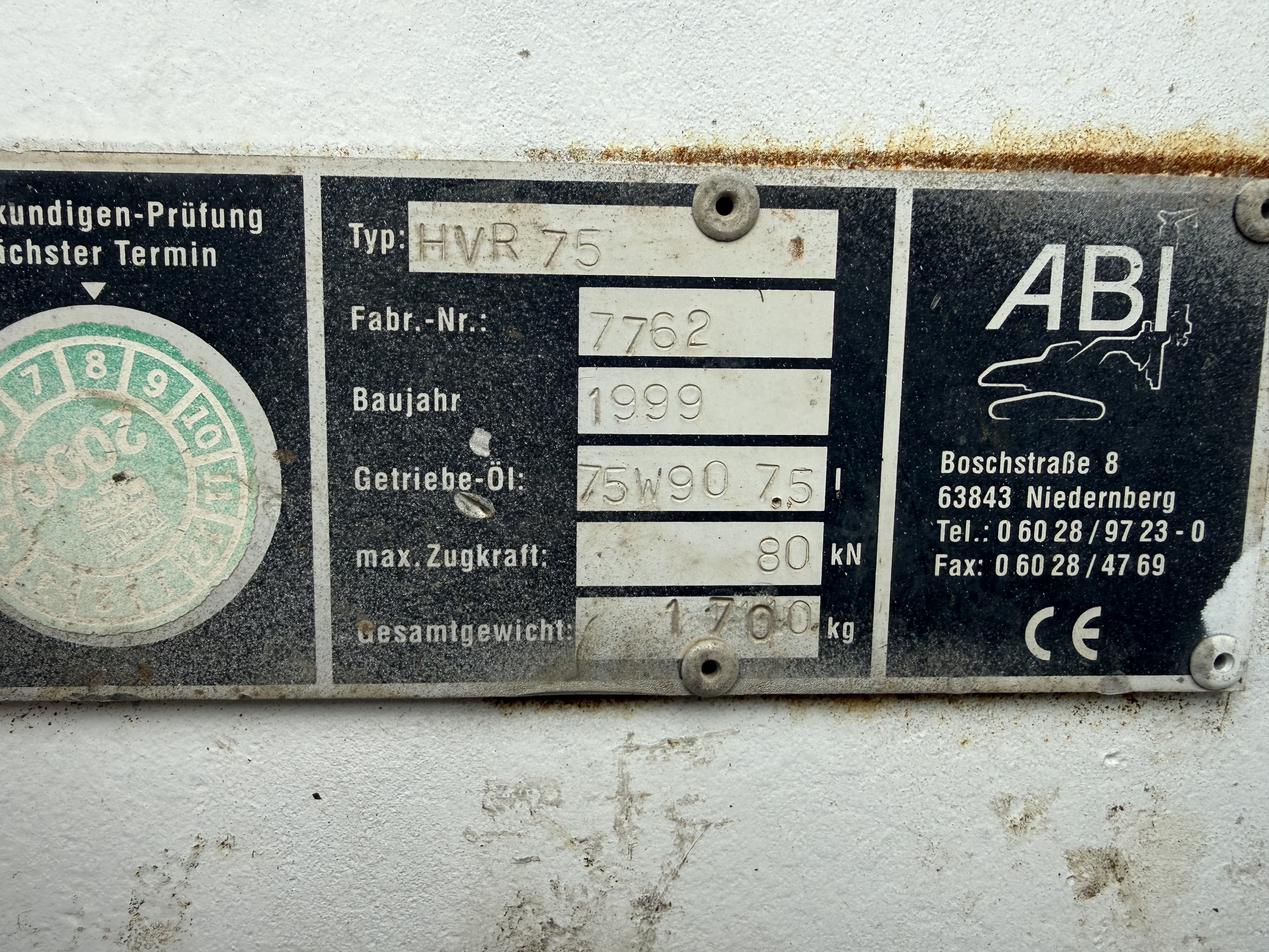 Used ABI HVR 75 Vibratory Hammer for Sale