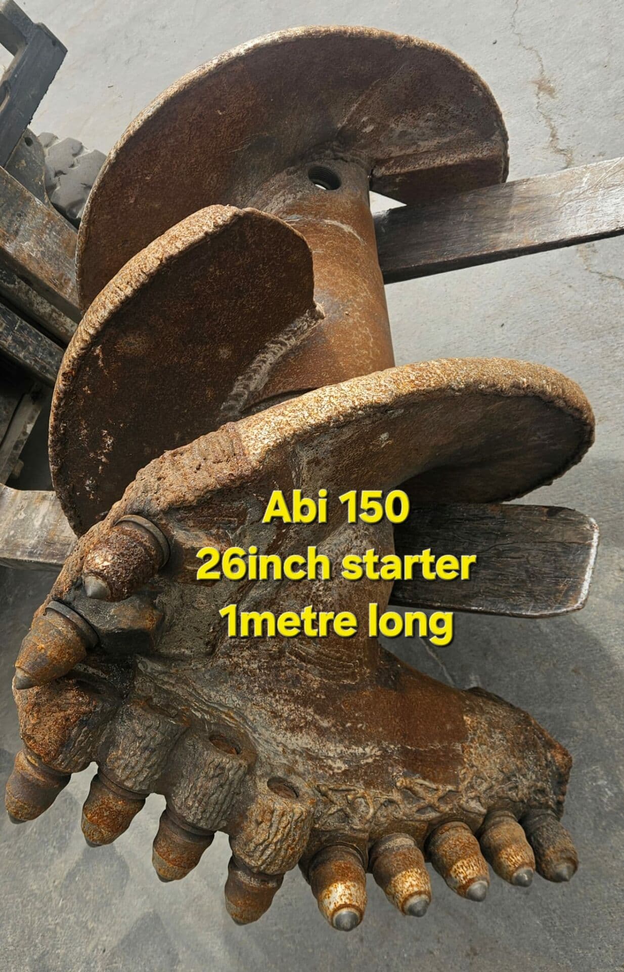 Used CFA augers 26"