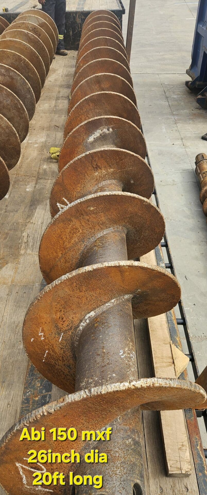Used CFA augers 26"