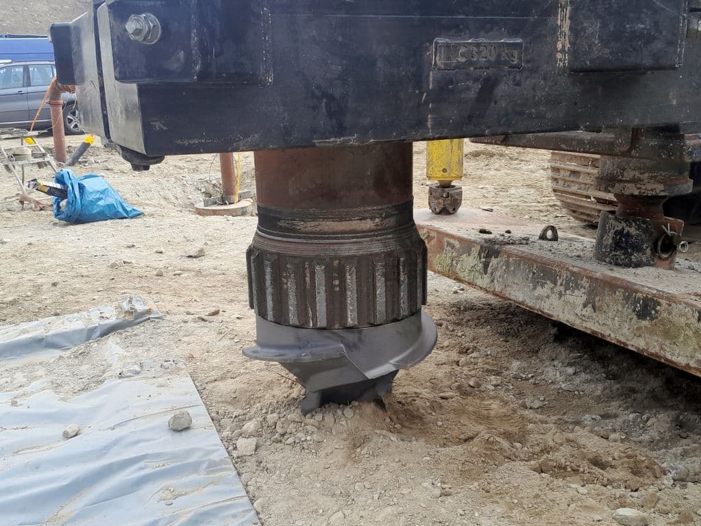 Full displacement drill tools