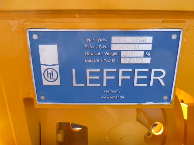 Used Leffer LKG1-118 spherical Grab