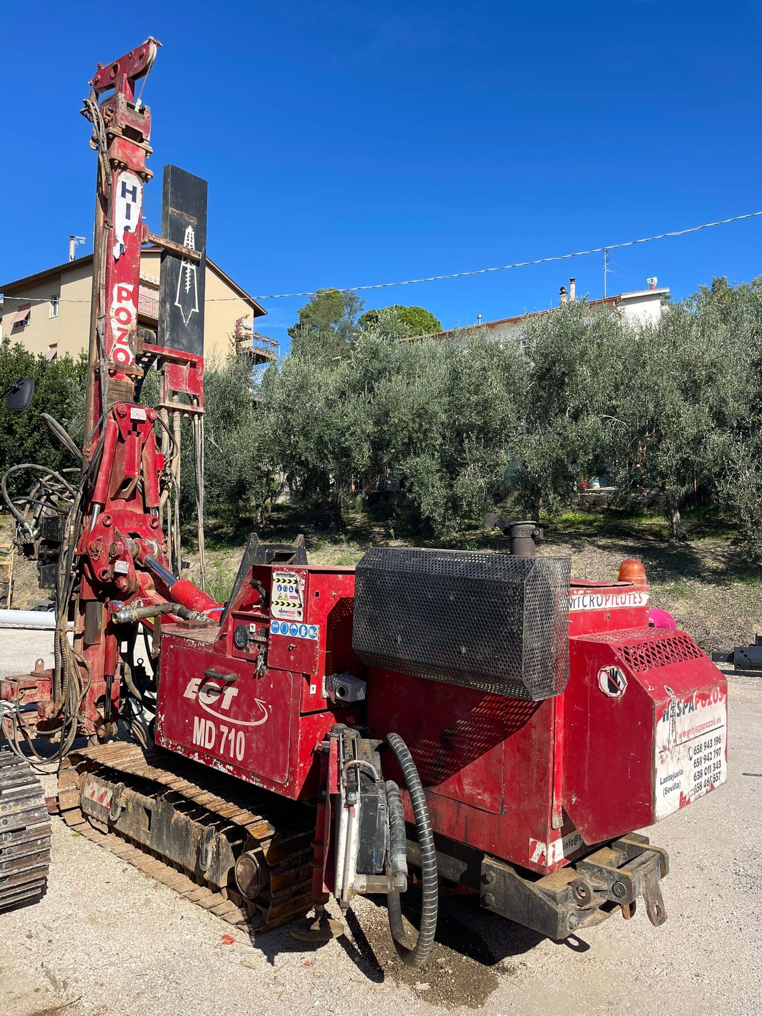 Micropiling rig EGT MD710