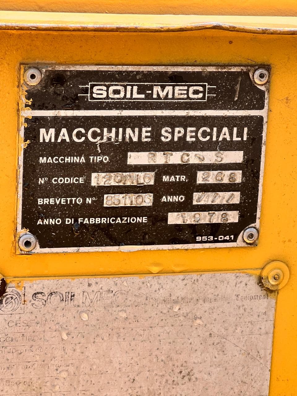 Soilmec RTC-S Crane Attachment